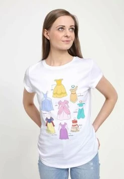 Disney Princess Textbook Dresses - T-Shirt Print - White 11 Disney Princess Textbook Dresses - T-Shirt Print - White -Disney 006377e9a5844360ba70ba1df9dda0ca