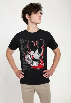 Disney Mickey Mouse Mickey Gamer Unisex - T-Shirt Print - Black -Disney 03863dec3b9145778dd2379f83da3566