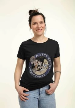 Disney Alice In Wonderland- T-Shirt Print - Black -Disney 056fb5341c0d47908a1b6efc3ea57b95