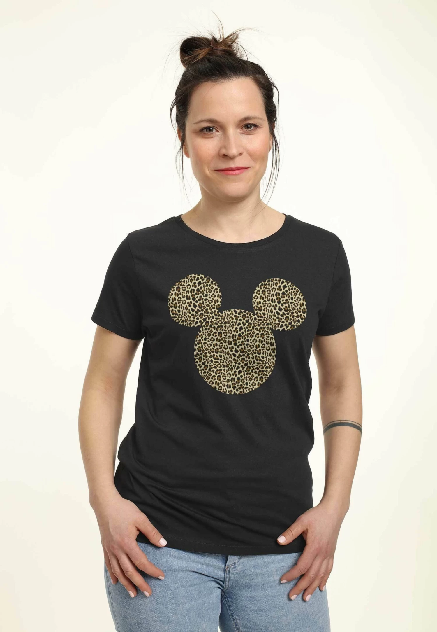 Disney Mickey Classic Animal Ears - T-Shirt Print - Black 3 Disney Mickey Classic Animal Ears - T-Shirt Print - Black