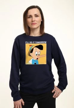 Disney Pinocchio Do It Tomorrow - Sweater - Navy Blue