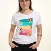 Disney Princesses Princess Adjectives - T-Shirt Print - White -Disney 06608bfeae57446492adeb784f55a9c1