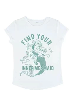 Disney The Little Mermaid Spirit Animal - T-Shirt Print - White -Disney 06a14f978ae7419ab23a0515e0325175