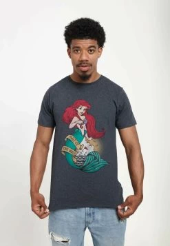 Disney The Little Mermaid Sailor Ariel Unisex - T-Shirt Print - Melange Black 11 Disney The Little Mermaid Sailor Ariel Unisex - T-Shirt Print - Melange Black -Disney 0714ae569dd745be9749e28f75a1df6d