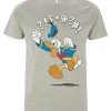 Disney Mickey Classic Donald Jump - T-Shirt Print - Melange Grey -Disney 072b9fe0a2d34b7b9b77bb699fce7563