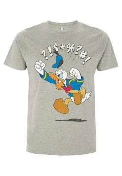 Disney Mickey Classic Donald Jump - T-Shirt Print - Melange Grey