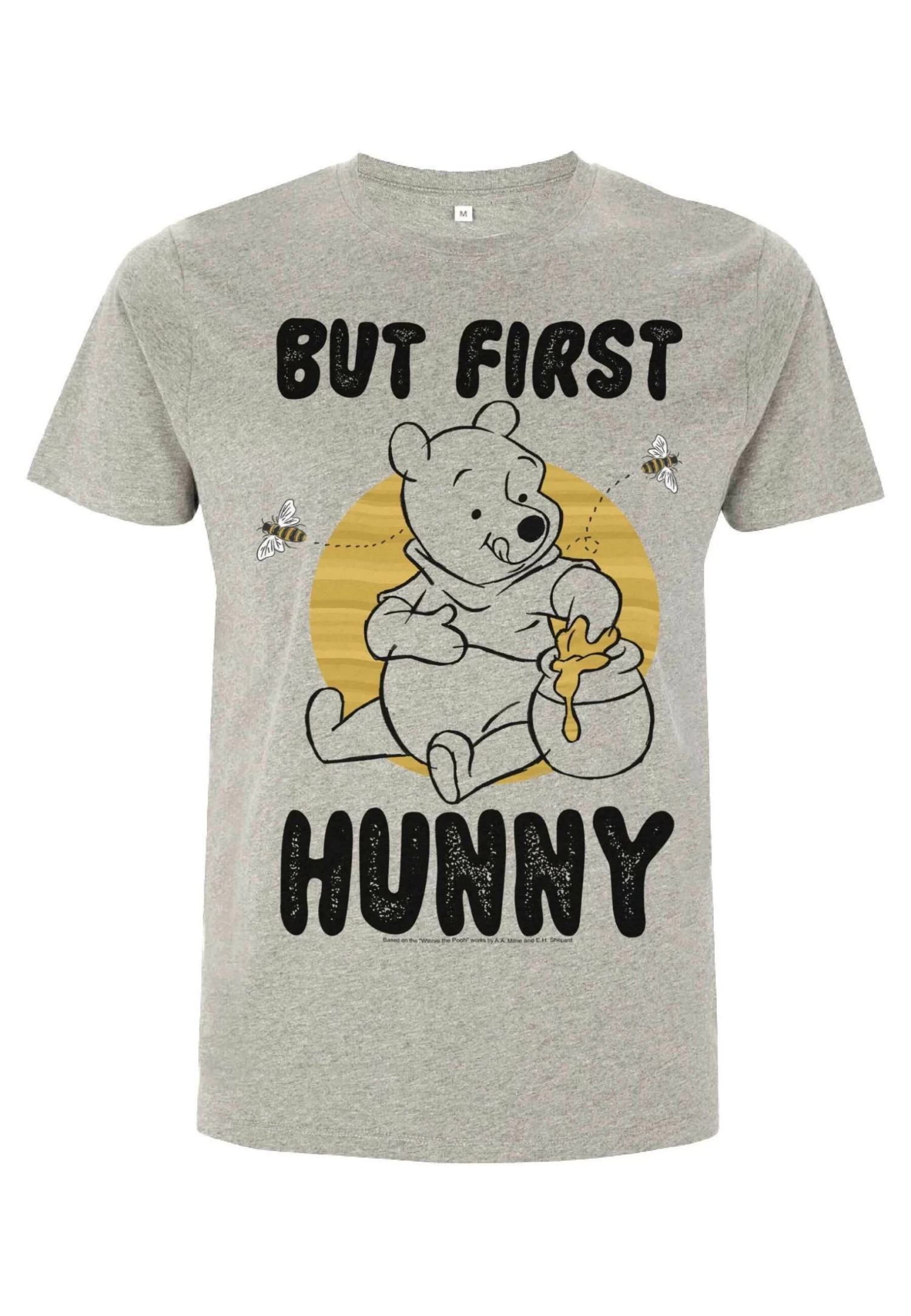 Disney Winnie The Pooh First Hunny - T-Shirt Print - Melange Grey 3 Disney Winnie The Pooh First Hunny - T-Shirt Print - Melange Grey