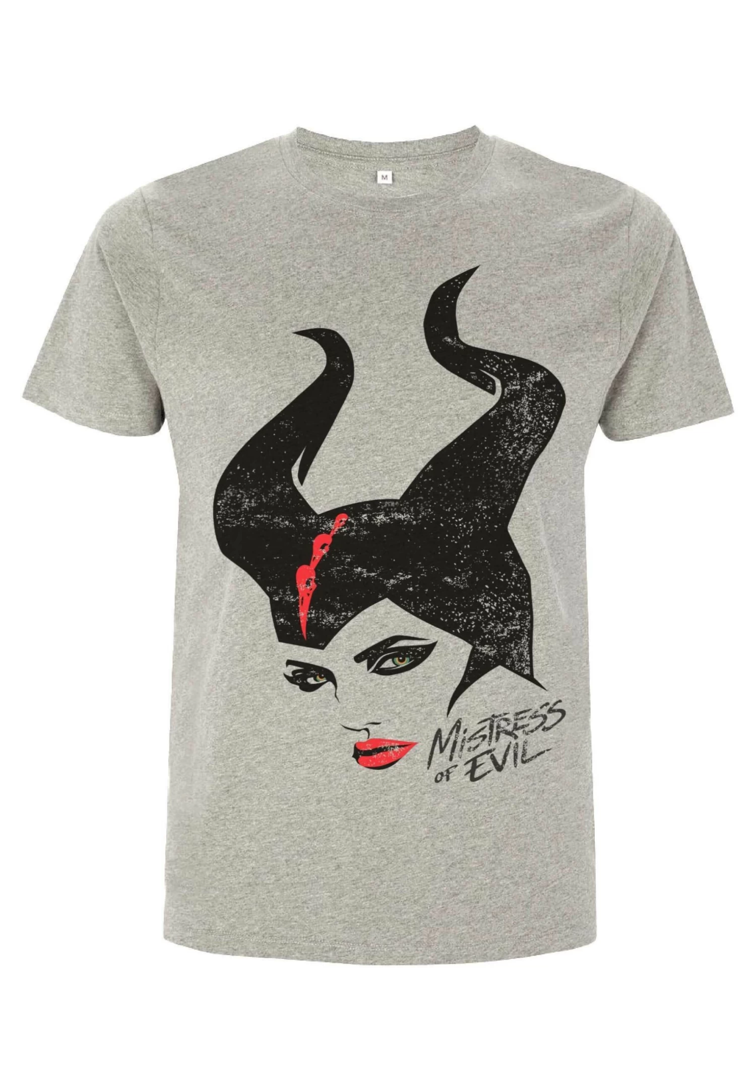Disney Maleficent: Mistress Of Evil Mal Evil Unisex - T-Shirt Print - Melange Grey 6 Disney Maleficent: Mistress Of Evil Mal Evil Unisex - T-Shirt Print - Melange Grey - Afbeelding 4