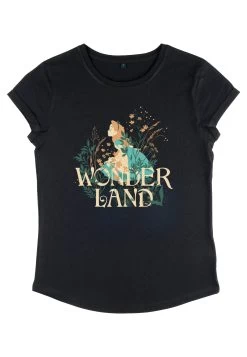 Disney Alice In Wonderland Alice Plant Smell- T-Shirt Print - Black -Disney 0bced02cda3443cbacf828257090a22e