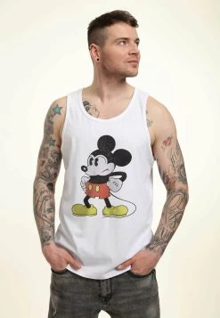 Disney Classic Mickey Mightiest Mouse Tank - Top - White -Disney 0c39191bc8094510bbb4a4a0bec2ddb1