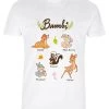 Disney Bambi Textbook - T-Shirt Print - White