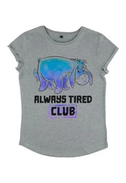 Disney Winnie The Pooh Eeyore Tired Club - T-Shirt Print - Melange Grey -Disney 0f46ccfc95ee48e2b570a3f403d2ade8