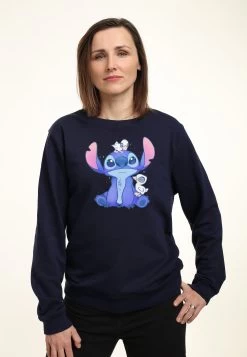 Disney Lilo & Stitch Cute Ducks - Sweater - Navy Blue
