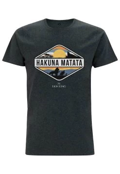 Disney The Lion King Hakuna Matata Emblem Unisex - T-Shirt Print - Melange Black 8 Disney The Lion King Hakuna Matata Emblem Unisex - T-Shirt Print - Melange Black -Disney 10ce2da726614824acc0cf3b8161fde6