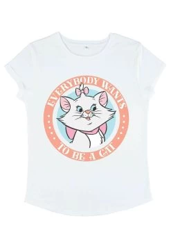 Disney The Aristocats Finish Fights - T-Shirt Print - White -Disney 135eb283f1fa414eac8a601c0f30c4f5