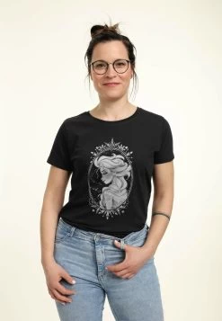 Disney Frozen Elsa Frame - T-Shirt Print - Black -Disney 13dc2bde1e37443486addc3de1bed42b
