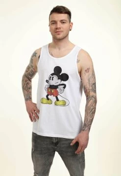 Disney Classic Mickey Mightiest Mouse Tank - Top - White -Disney 14c381a6ba774d0b87592923f89d1b83
