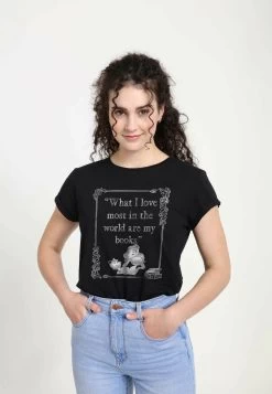 Disney Beauty & The Beast Book Lover - T-Shirt Print - Black -Disney 150c39ff6b0a4cf292a3914e6db3cba9