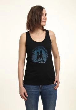 Disney Frozen 2 Scenery-Tank - Top - Black 9 Disney Frozen 2 Scenery-Tank - Top - Black -Disney 15254c9be28647e196d40f6ced7a1137