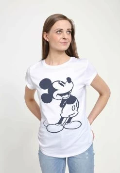 Disney Mickey Classic Classic Mickey - T-Shirt Print - White -Disney 154a1518952f4623a437e0fb1ced68cc