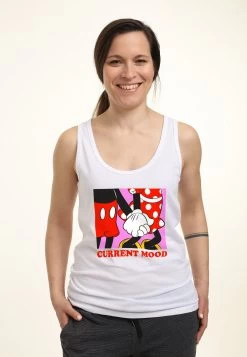 Disney Mickey Classic Current Mood- Top - White 9 Disney Mickey Classic Current Mood- Top - White -Disney 156bd013721f43c6b13be7102420a4d6