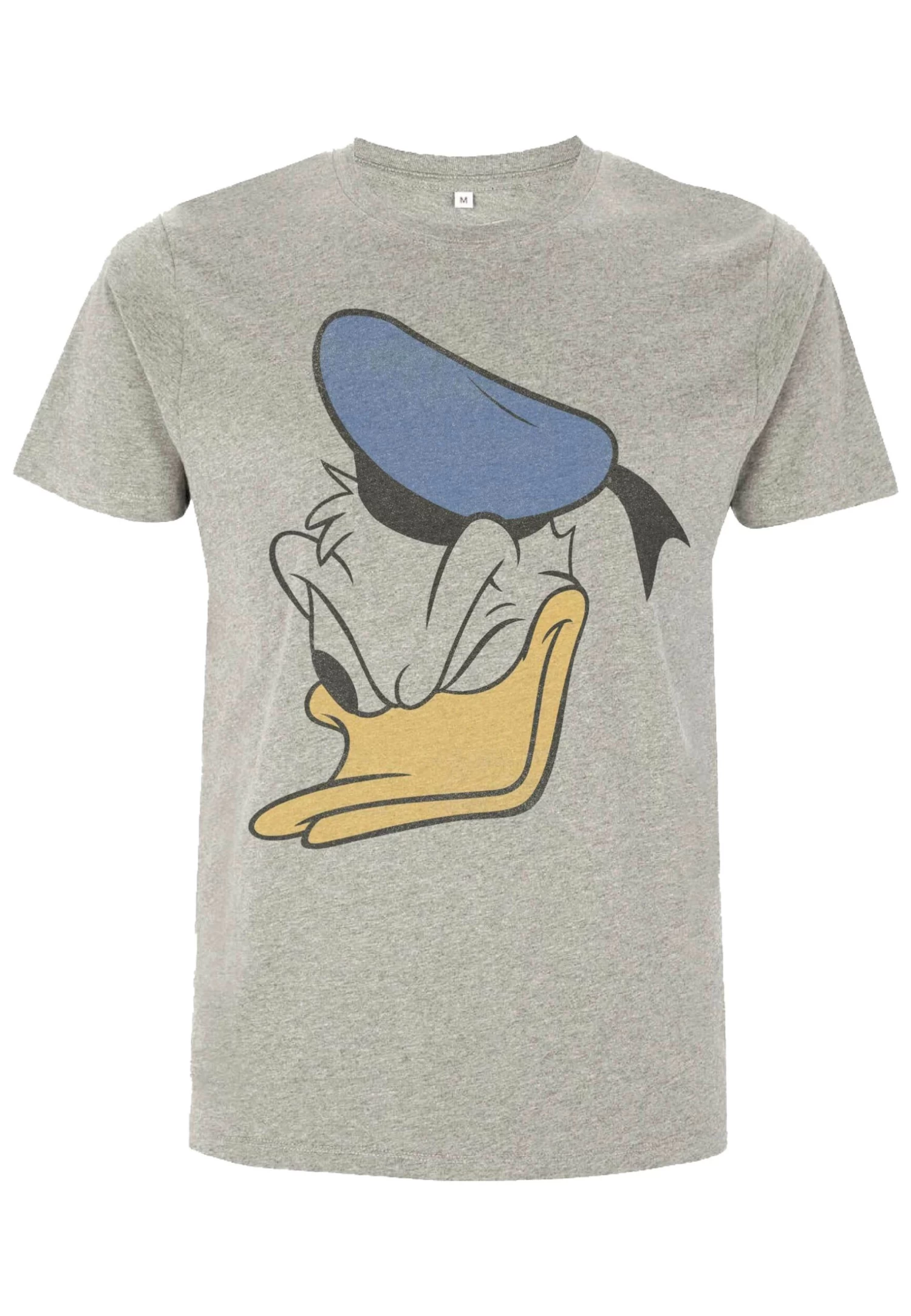 Disney Classic Mickey Donald Face Unisex - T-Shirt Print - Melange Grey 6 Disney Classic Mickey Donald Face Unisex - T-Shirt Print - Melange Grey - Afbeelding 4