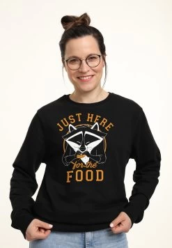 Disney Pocahontas Meeko Here For Food - Sweater - Black