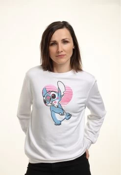 Disney Lilo & Stitch Kissy Faced - Sweater - White -Disney 16e2df637ed1407f94909e8d7e4e6d43