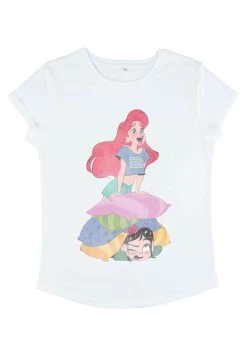 Disney Wreck-It Ralph 2 Signing Ariel - T-Shirt Print - White -Disney 18e1847a40d5485d89badfeebbc28be0