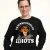 Disney Lion King Idiots - Sweater - Black -Disney 1c061880699b4211b6d5da7c8f85247e