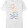 Disney Mickey Mouse Big Pride - T-Shirt Print - White -Disney 2021bce4a4ee43a190cbb88becb5c60f