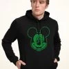 Disney Classic Mickey Micky Shamrocks - Hoodie - Black -Disney 22cbddc4fef947f2a43a9755f629a1ae