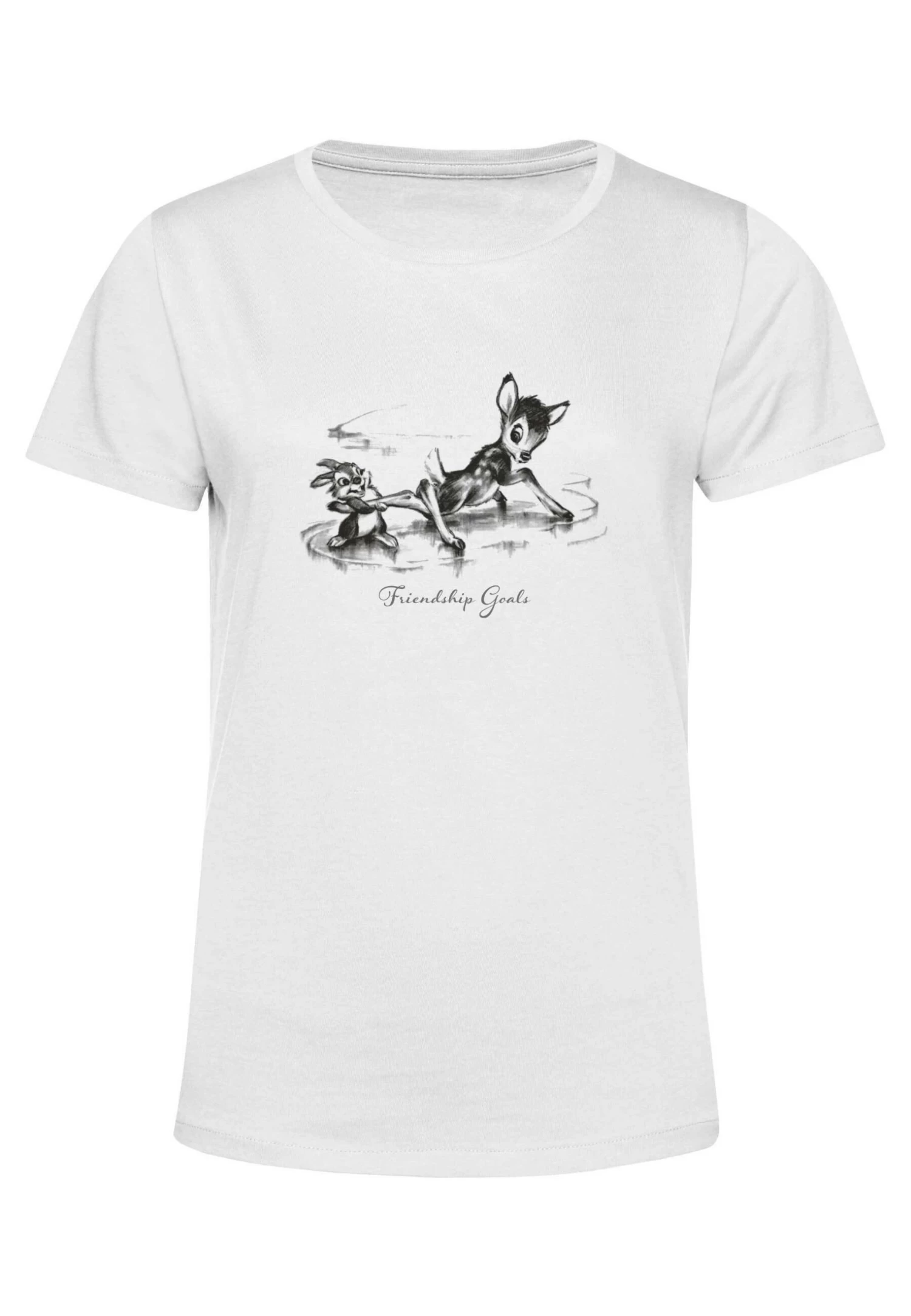 Disney Bambi Bambi Friendship - T-Shirt Print - White 7 Disney Bambi Bambi Friendship - T-Shirt Print - White - Afbeelding 5
