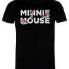 Disney Mickey Classic Minnie Stack - T-Shirt Print - Black -Disney 24447aad2d614574a4511f8a6a132d9d
