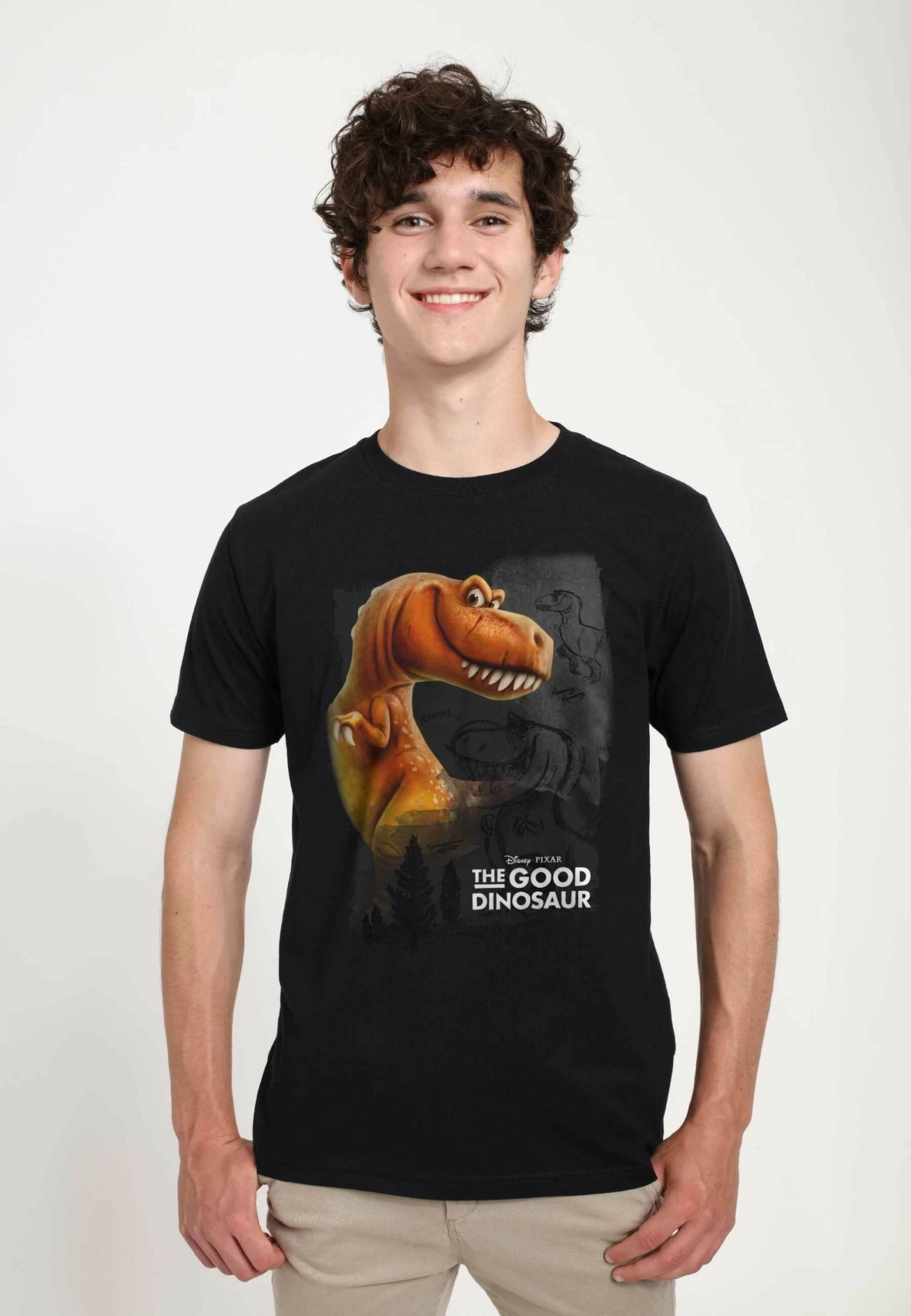 Disney The Good Dinosaur Ramsey Unisex - T-Shirt Print - Black 3 Disney The Good Dinosaur Ramsey Unisex - T-Shirt Print - Black