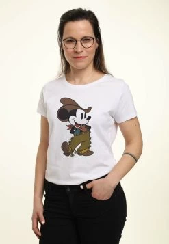 Disney Classic Mickey Mouse Cowboy - T-Shirt Print - White 10 Disney Classic Mickey Mouse Cowboy - T-Shirt Print - White -Disney 2762610924bc4957aaa4a89f95a99356