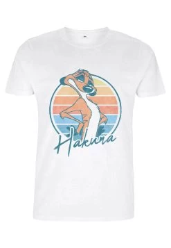 Disney The Lion King Hakuna Unisex - T-Shirt Print - White -Disney 27aa0528fc5541b2822fdeab26459b48
