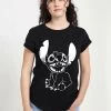 Disney Lilo & Stitch Negative Stitch - T-Shirt Print - Black -Disney 280d07650be540aeb3cdf0d012b2a075
