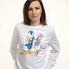 Disney Mickey Classic Big Donald Daisy - Sweater - White -Disney 28ba91192b5b4ccfad92ad5c9dc16701