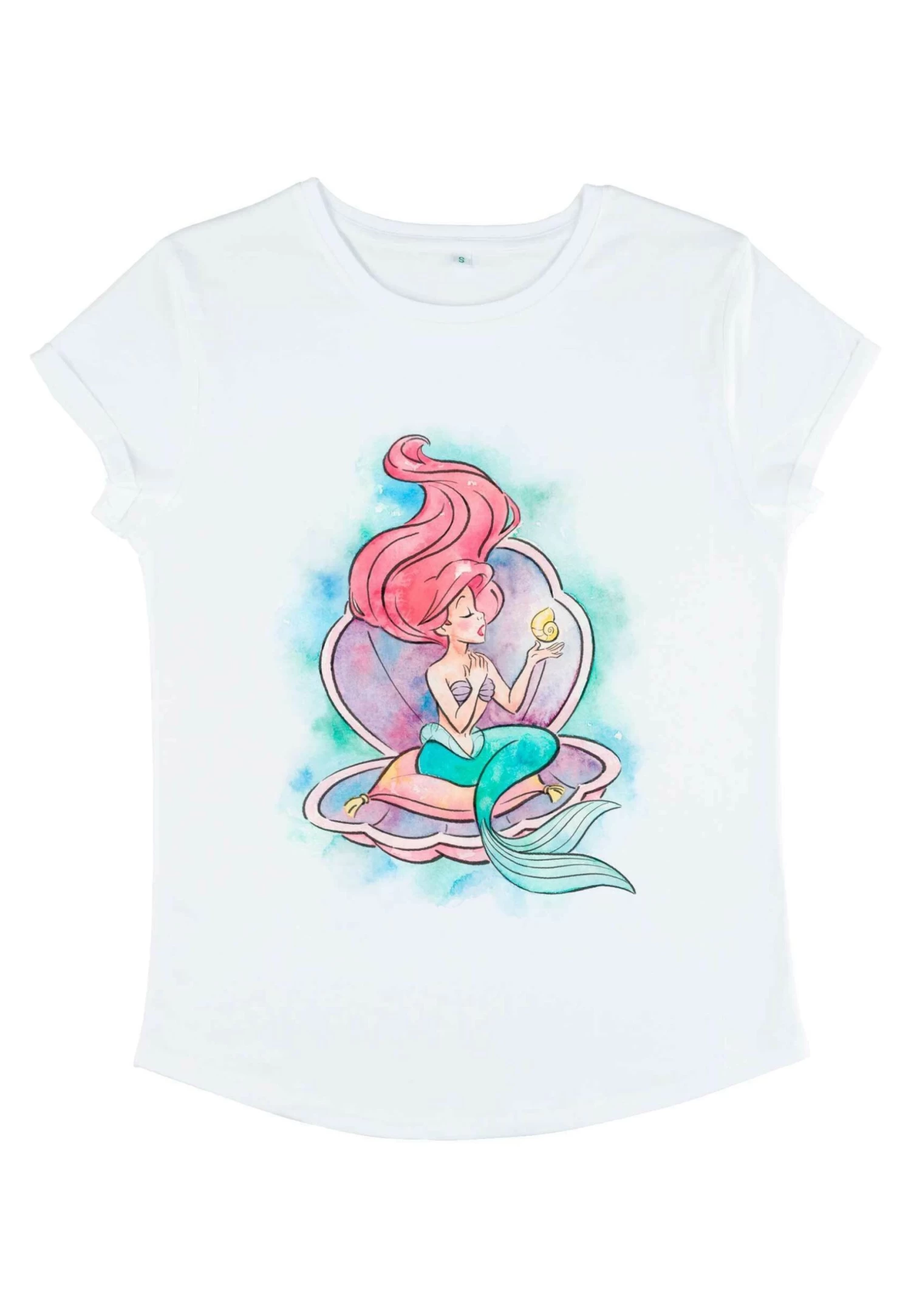 Disney The Little Mermaid Shining Voice - T-Shirt Print - White 4 Disney The Little Mermaid Shining Voice - T-Shirt Print - White - Afbeelding 2