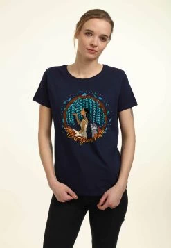 Disney Pocahontas Pocahontas And Meeko - T-Shirt Print - Navy Blue -Disney 293d0875ef074ba7a84d52f6bfff13f5