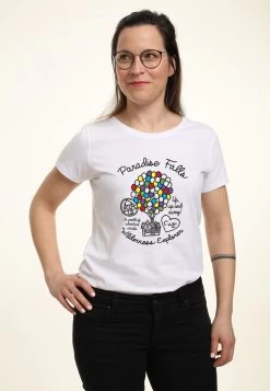 Disney Up Line Art - T-Shirt Print - White -Disney 29ce0cdc5d1244ccb47c052b833ff293