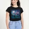 Disney The Little Mermaid Little Mermaid Title - T-Shirt Print - Black -Disney 2b05c756c3aa4016b9a27f9007410058