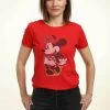 Disney Mickey Mouse Classic Vintage Minnie - T-Shirt Print - Red -Disney 2b38a77a6fa3445d88564122199542fd