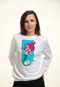 Disney The Little Mermaid Ariel Portrait - Sweater - White -Disney 2ca79a8f4f3a450f9b30f0cd55da8739
