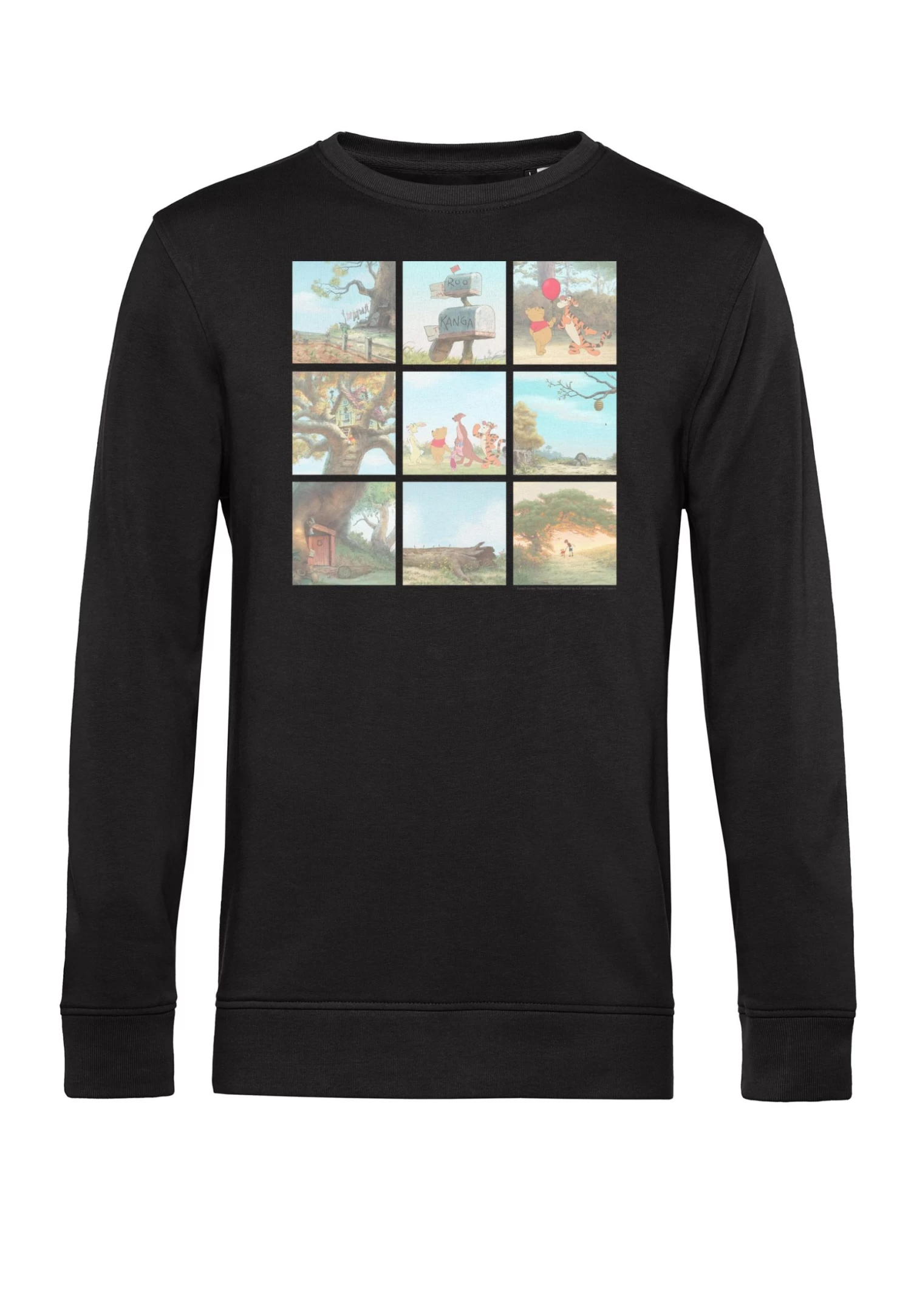 Disney Winnie The Pooh Pooh Scenes - Sweater - Black 6 Disney Winnie The Pooh Pooh Scenes - Sweater - Black - Afbeelding 4