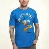 Disney Mickey Classic Donald Jump Unisex - T-Shirt Print - Bright Blue -Disney 2dc513e68bc6469b90114b5e6f8efaee