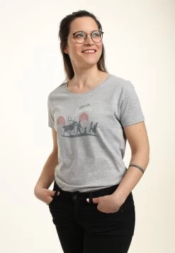 Disney Frozen 2 Journey Walks - T-Shirt Print - Heather Grey -Disney 3049c0b99ce94820835c158f5d2ad8b8