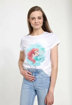 Disney The Little Mermaid Sea Colors - T-Shirt Print - White