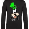 Disney Classic Mickey Goofy Big Face - Sweater - Black -Disney 33a860accaf7404681371c2b3a26b933